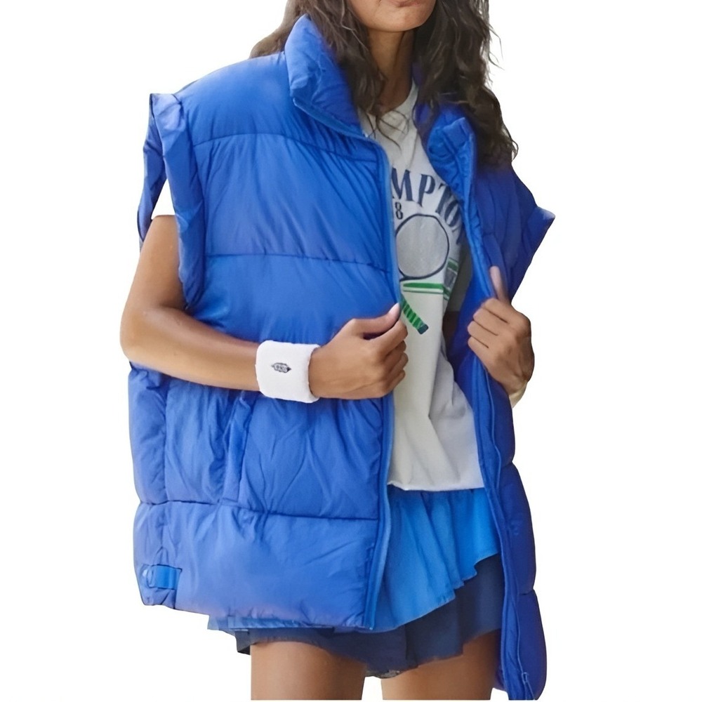 FP Movement by Free People Royal Blue Puffer Vest